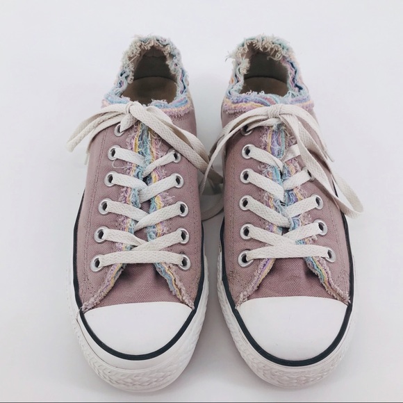 pastel rainbow converse